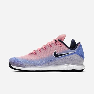 Adidasi Tenis Nike NikeCourt Air Zoom Vapor X Knit Hard Court Dama Albastru Regal Portocalii Albi Ob